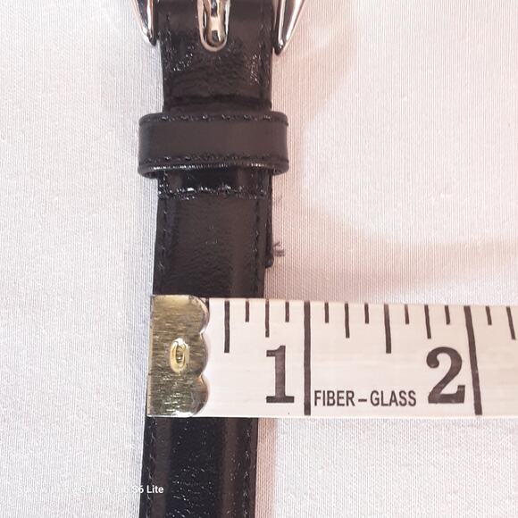 Beacon Hill Belt Skinny Large 29" to 31" Waist Semi Aniline Black Leather - Picture 14 of 14